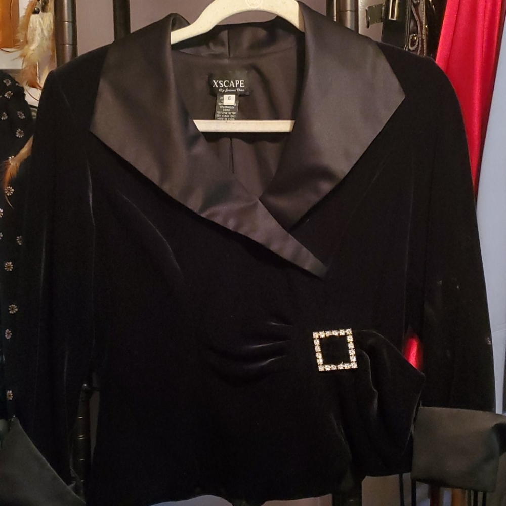 Dressy black suit jacket